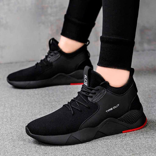 Men's Sneakers Flats Mesh Slip On Loafers Fly Knit Breathable