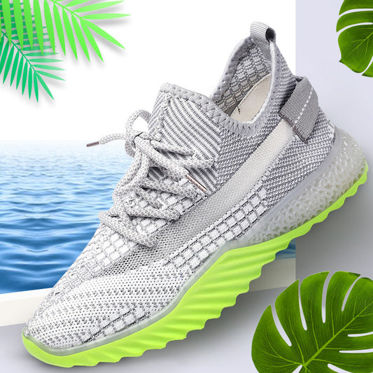 New Flying Woven Comfortable Gel-Bottom Starry Coconut Shoes