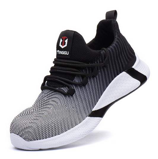 Men's Breathable Anti-Impact Work Sneakers
