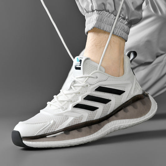 Men's Shoes Summer Flying Woven Breathable Soft Sole Casual All-match Shoes