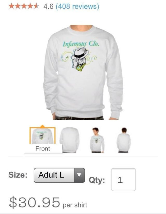 InfamousClo  Fashion sweatshirt